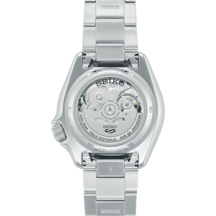 Seiko 5 Sports Special Edition Silver Dial Silver Steel Strap Watch For Men - SRPK09K1 - Image 6
